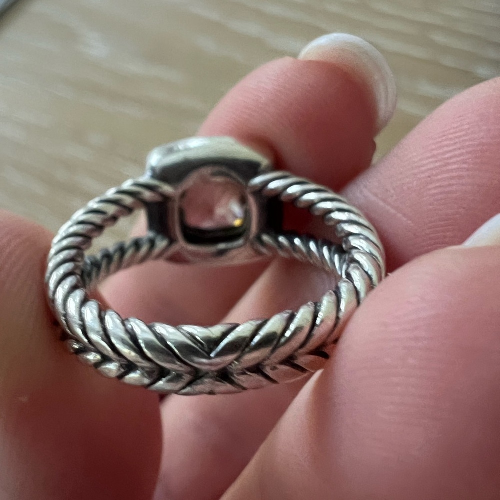 David Yurman Sterling Silver Ring - Picture 3 of 7